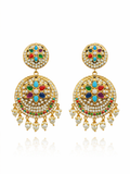 Navratna Jadau Earrings